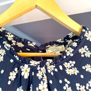 Fat Face Navy Floral Dress